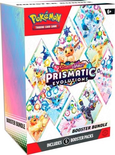 Pokémon TCG: Scarlet & Violet – Prismatic Evolutions Booster Bundle (6 Booster Packs)