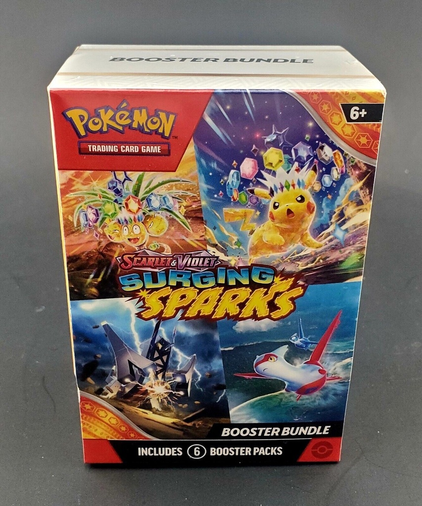 Pokemon Surging Sparks - Booster Bundle -   6 Packs